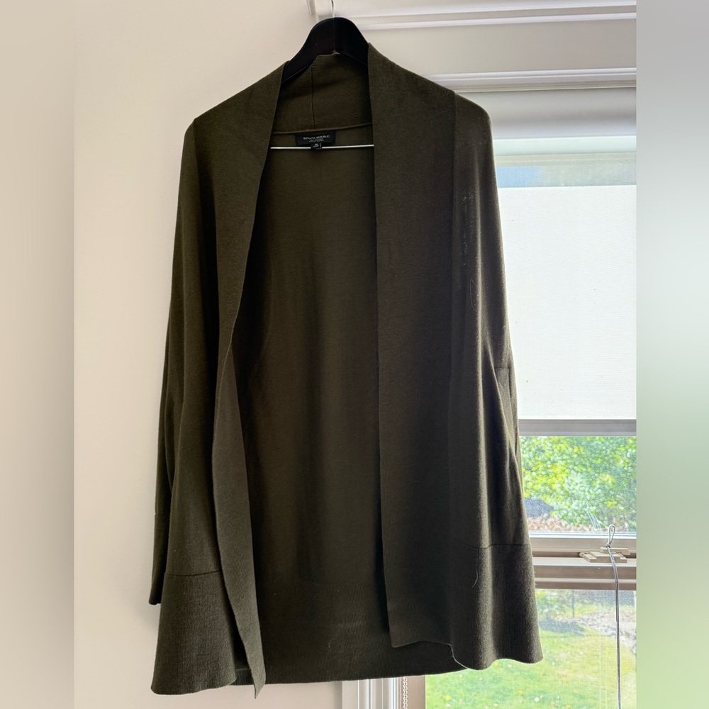 Banana Republic Olive Cardigan